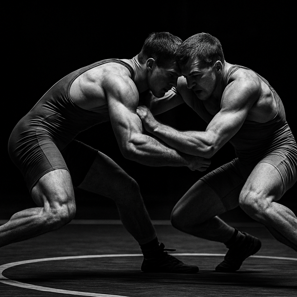 Luchadores en combate